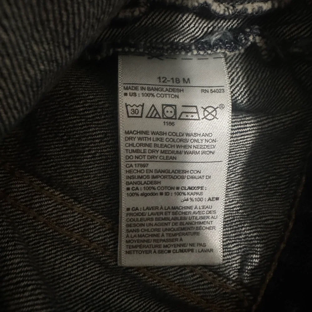Old Navy Baby Toddler Kids Denim‎ Jacket - Blue size 12-18M
